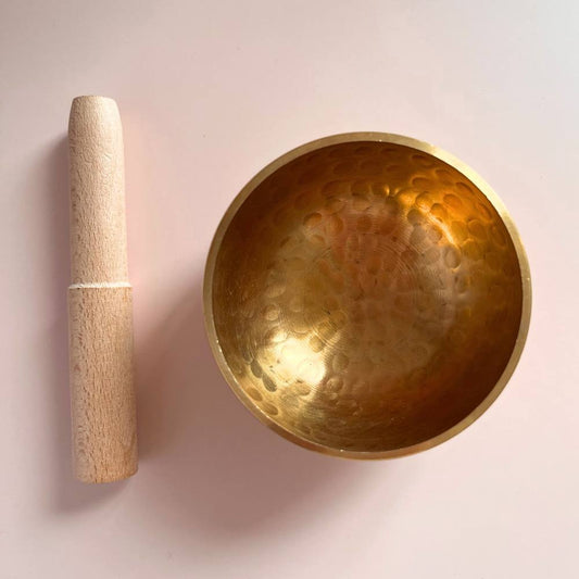 Tibetan Singing Bowl Set with wooden striker