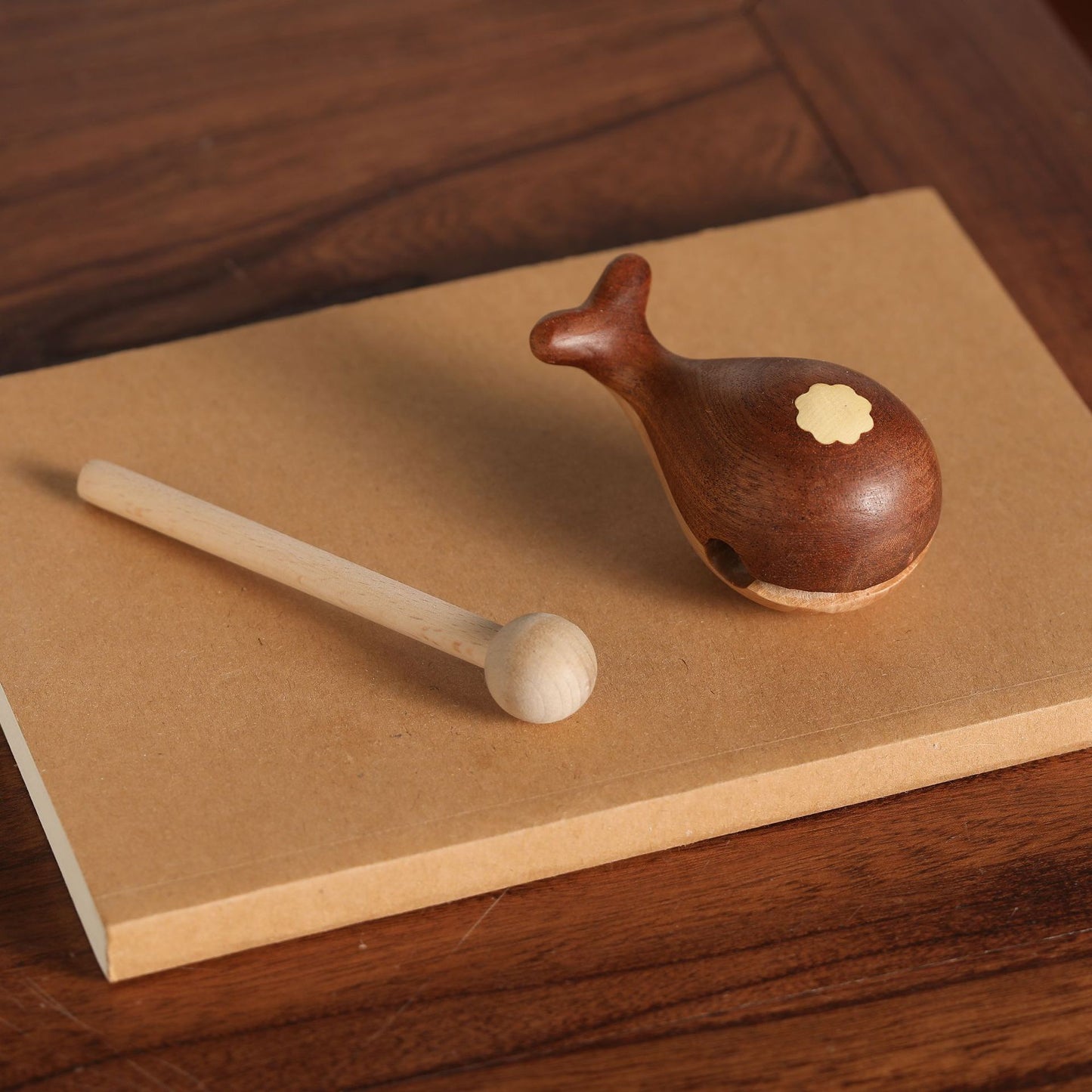 Macassar Ebony Whale Meditation Striker