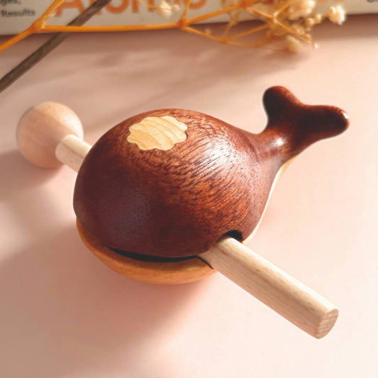 Macassar Ebony Whale Meditation Striker