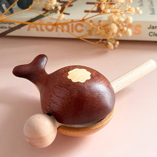 Macassar Ebony Whale Meditation Striker