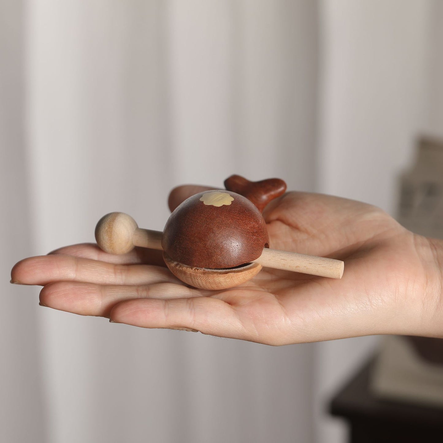 Macassar Ebony Whale Meditation Striker